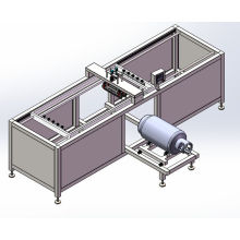 Automatische runde Siebdruckmaschine für Gas Tank